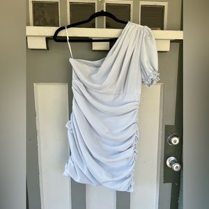 Hello Molly Blue Ruffled Dress